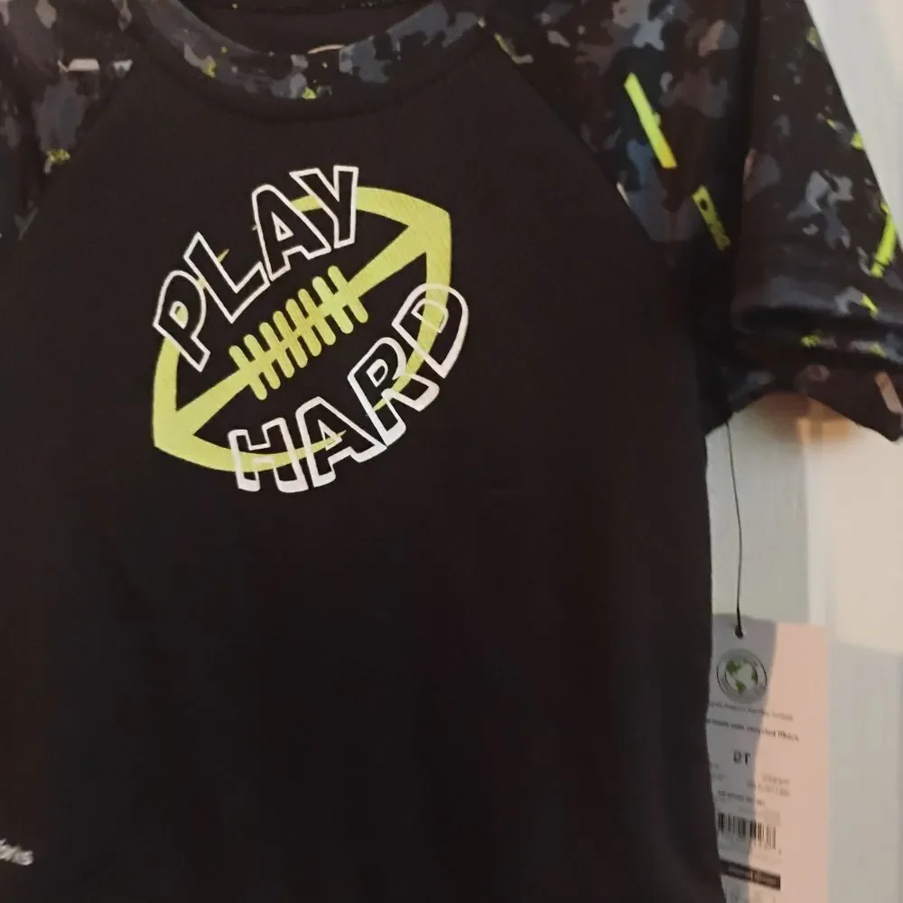 Athletic Works Kids Matching Set - Black and Neon Green